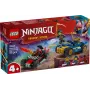 LEGO NINJAGO 71840 Lenktynių Dvikova Rogue prieš Drix