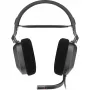Ausinės CORSAIR HS80 RGB USB Headset Carbon