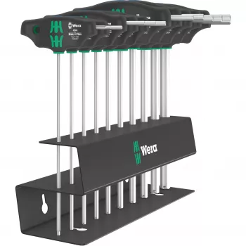 Atsuktuvų rinkinys Wera 454/10 HF Imperial 2 – 10 dalių precizinis atsuktuvų rinkinys, imperiniai (coliai) dydžiai