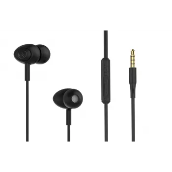 Ausinės Į ausis Tellur Basic Gamma Wired Juodos