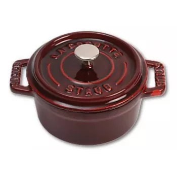 Staub Minis vienos keptuvės keptuvė 10 cm Raudona Ketaus 700 g