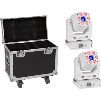 Judantis hibridinis prožektorius dėmė/purškimas EUROLITE TMH-H90 2x COB LED