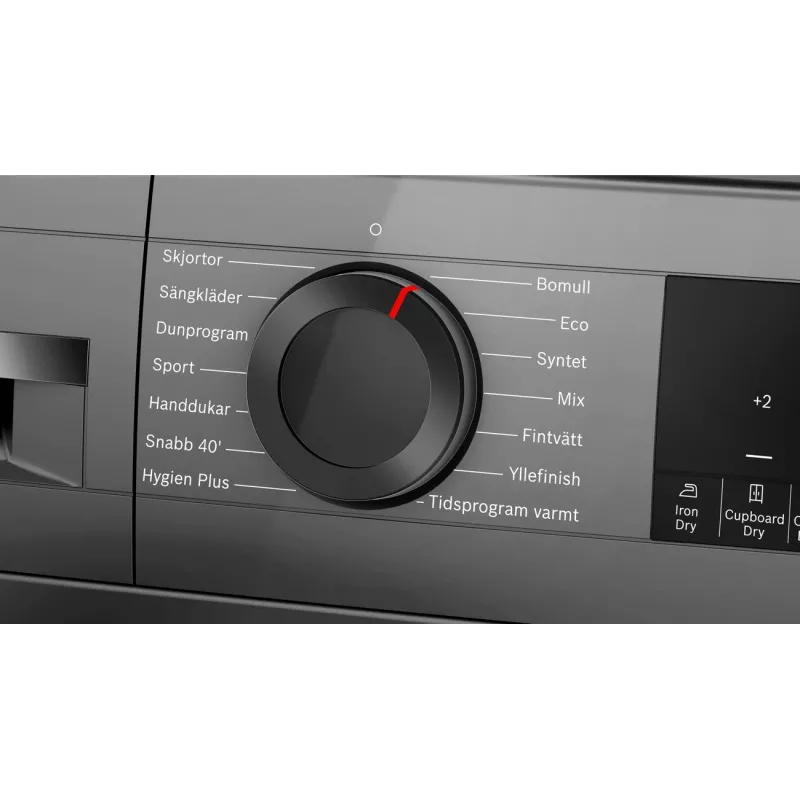 Bosch WQG245DXSN Šilumos siurblio džiovintuvas 9 kg