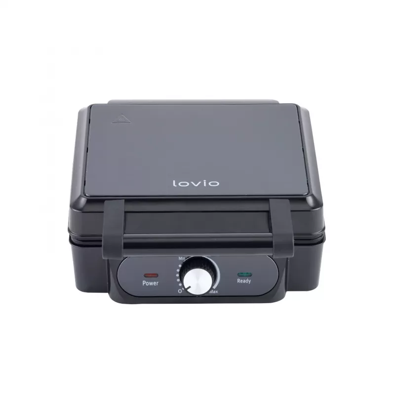 Vafelinė Lovio LVWF001BK – 1400 W, juoda, elektrinė stalinė vafelinė