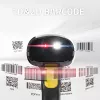 Belaidis brūkšninių kodų skaitytuvas QOLTEC 50856 – 1D ir 2D, USB, ABS korpusas, 170×62×100 mm, 203 g