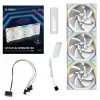 Lian Li UNI FAN SL Wireless 120 ARGB Reverse Blade White 3 vnt. pakuotė