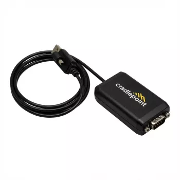 USB (vyriškas) prie RS-232 (moteriškas) laidas su varžtais CradlePoint 170873-000, 40 cm