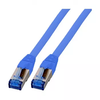 EFB-Elektronik RJ45 jungiamasis kabelis Cat.6A S/FTP TPECat.7 superflex mėlynas 0,5 m (K5525FBL.0,5)