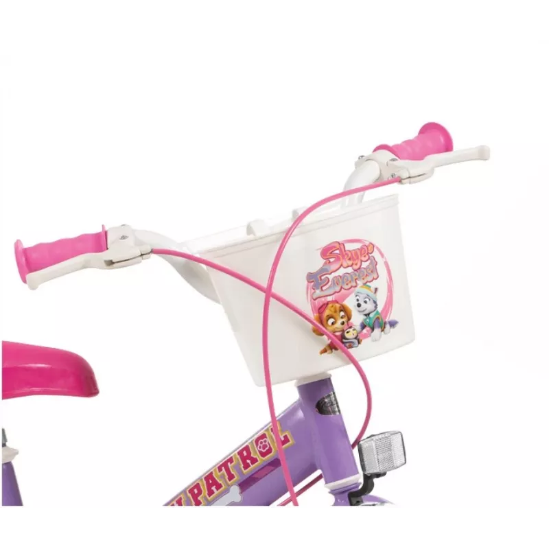 Vaikiškas dviratis 14 inch Paw Patrol Violetinis 1480 Mergaitėms TOIMSA