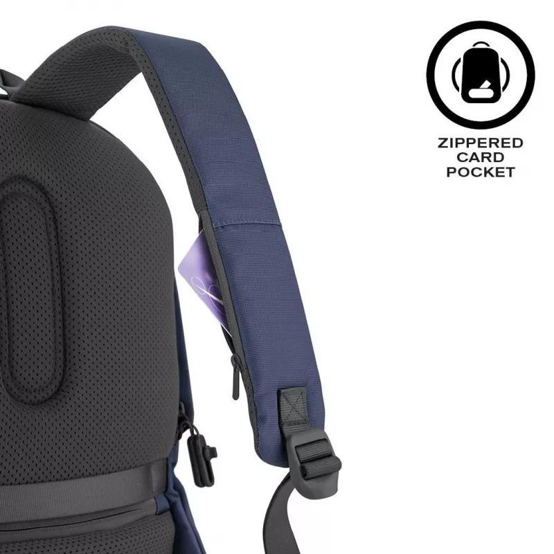 Kuprinė XDDESIGN Bobby Soft su 15,6 col. nešiojamojo kompiuterio skyriumi, 16 L, tamsiai mėlyna, PET
