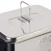 Virimo indų rinkinys stovyklavimui ESBIT CS1100ST – aliuminis ir nerūdijantis plienas, 1,1 l, 659 g, juoda/sidabrinė