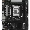 Motininė plokštė ASROCK H810M-X micro ATX Intel H810 LGA 1851 DDR5 2× DIMM 128GB M.2 2.5GbE HDMI DisplayPort