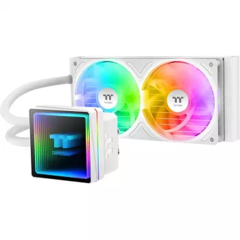 All-in-One procesoriaus vandens aušintuvas THERMALTAKE TH240-S V3 ARGB Sync Snow Edition, 240 mm radiatorius