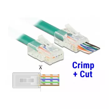 RJ-45 kištukas DeLOCK 86451 skaidrus