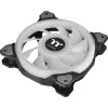 Thermaltake Riing Quad 12 RGB CL-F088-PL12SW-C 120 mm radiatoriaus ventiliatorius, TT Premium Edition, vienas ventiliatorius, be valdiklio, juodas