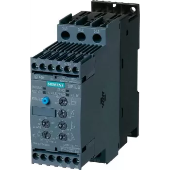 Siemens minkštasis paleidiklis 3RW4024 (3RW4024-1BB14), 5.5 kW esant 400 V, 12.5 A