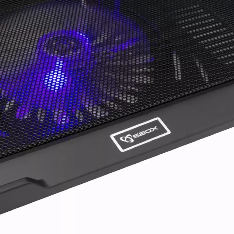 Sbox CP-19 aušinimo padėklas 15,6 colių nešiojamiesiems kompiuteriams