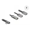 DeLOCK 64303 USB 3.2 Gen 1 Type-C USB centras 5000 Mbit/s pilkas