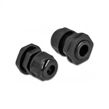 Kabelio įvadas DeLOCK 60373 Juodas Plastikas 2 vnt