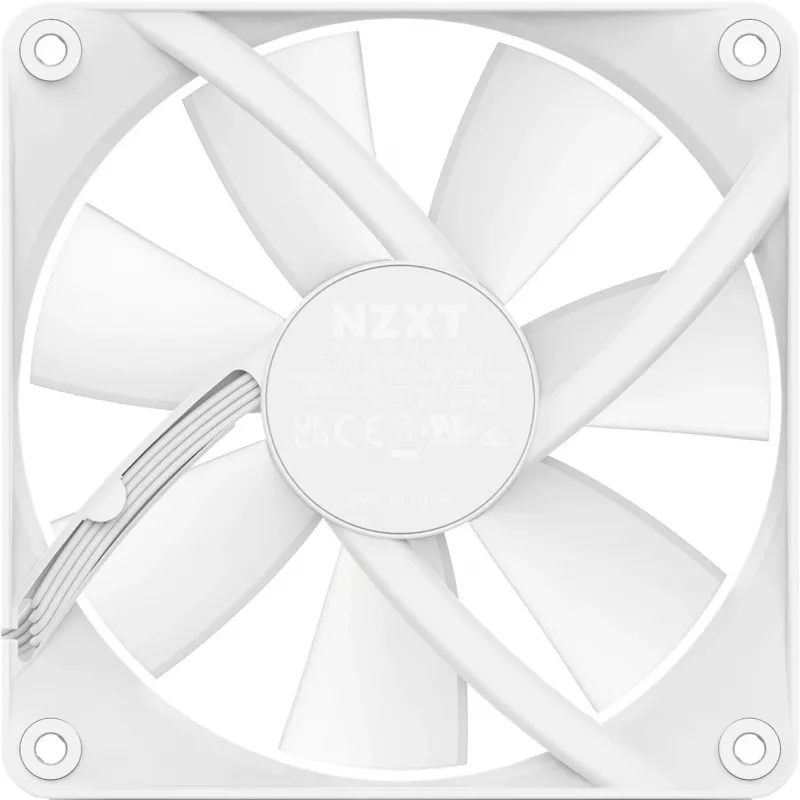 NZXT F120 RGB Core 120mm ARGB korpuso ventiliatorius - Baltas