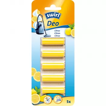 MELITTA Swirl Deo Stick Citrus kvapų lazdelė dulkių siurbliui, 5 vnt., 18522
