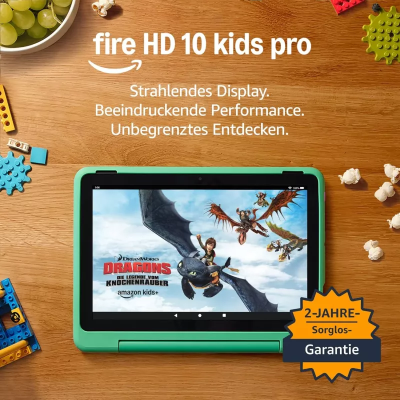 Amazon Fire HD10 Kids Pro 13 karta 32 GB Mėtų žalia