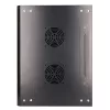Sieninis tinklo spintos korpusas Extralink 9U 600x450 Juodas
