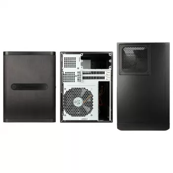 Kompiuterio korpusas SilverStone SST-DS380B Mini-ITX juodas