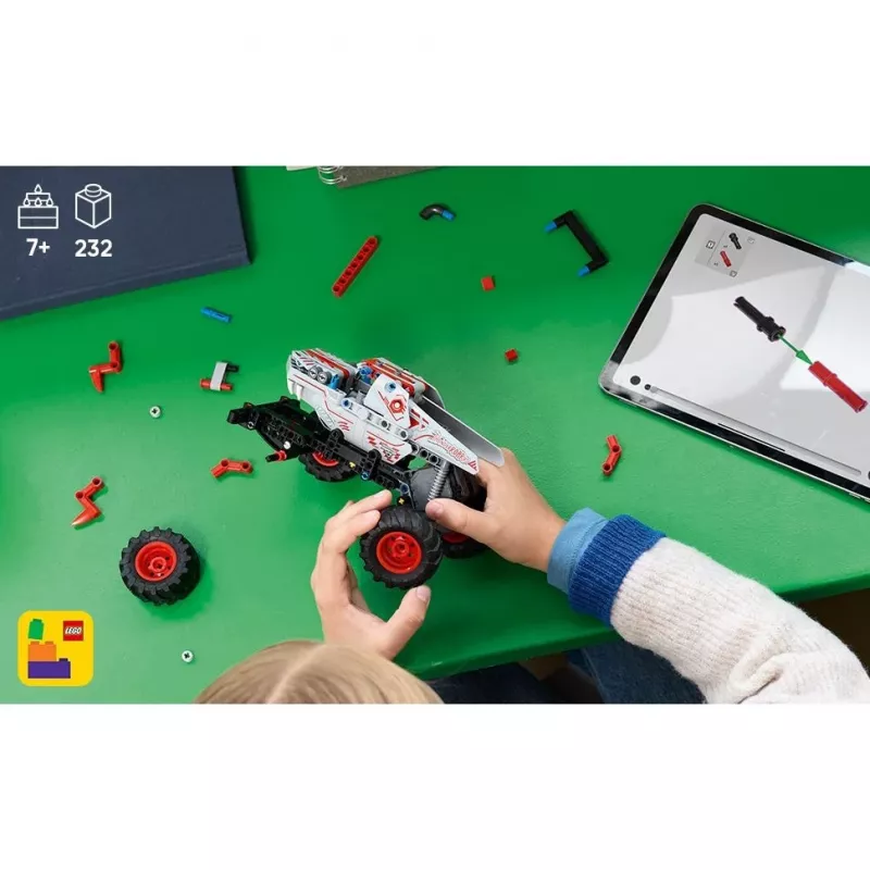 LEGO TECHNIC 42200 Monster Jam™ ThunderROARus™ su užtraukiamąja pavara