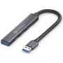 USB mazgas PureLink Sonero S-UH100-001 — 4 prievadai USB-A 3.2 (5 Gb/s)