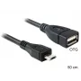 USB kabelis DeLOCK 50 cm Micro-USB B USB 2.0 A 83183