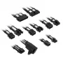 Laidinio prailginimo rinkinys Kolink COREPRO-EK-12VT2-BWH — 12V, 2×6-pin Type 2 jungtys
