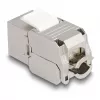 DeLOCK Keystone modulis RJ45 lizdas į LSA Cat.6A su LED sidabriškai baltas
