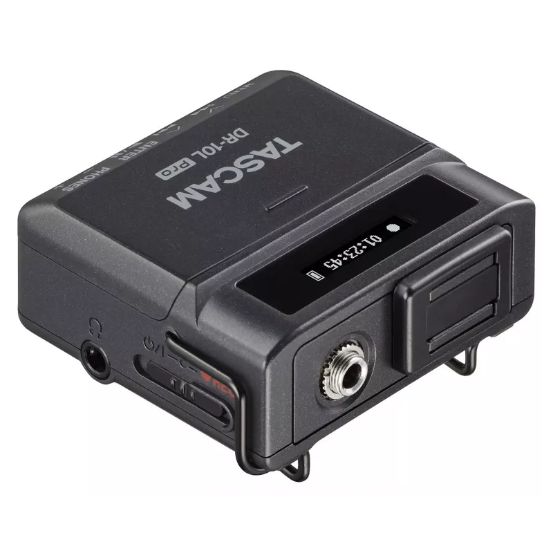 Nešiojamas skaitmeninis diktofonas Tascam DR-10L Pro su lavalier mikrofonu, 24 bitai/96 kHz, MicroSDXC, USB-C
