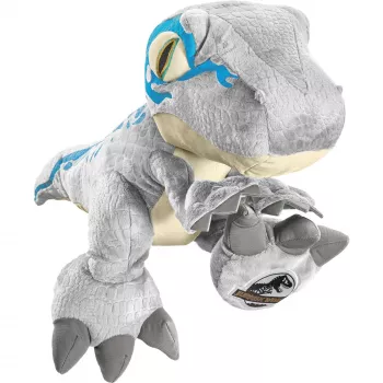 Jurassic World Blue, Pliušinis žaislas pilkai/mėlynas, 48 cm