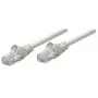 Intellinet tinklo jungiamasis laidas, Cat5e, 5 m, pilka, CCA, U/UTP, PVC, RJ45, auksuoti kontaktai, apsaugotas nuo užkliuvimo, su gaubtuvais, viso gyvenimo garantija