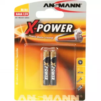Vienkartinė baterija Ansmann X-Power AAAA (2 vnt.)