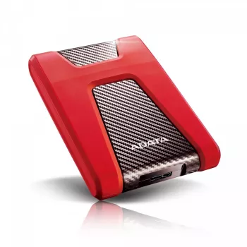 Išorinis kietasis diskas ADATA DashDrive Durable HD650 1 TB 2.5 inch USB 3.2 Gen 1 Raudonas