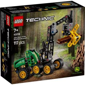 LEGO TECHNIC 42218 John Deere 1470H Ratų Harvesteris