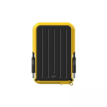 Išorinis kietasis diskas Silicon Power A66 2TB USB 3.2 Gen 1 (Type-A) juoda/geltona