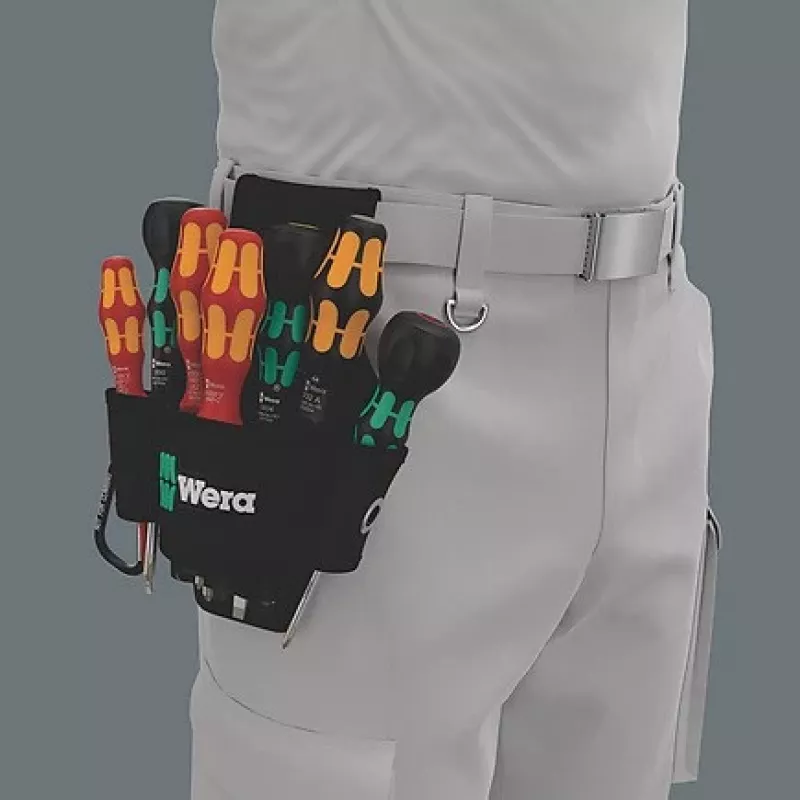 Tiesiųjų atsuktuvų rinkinys Wera 9621 8 vienetai 240 mm x 70 mm