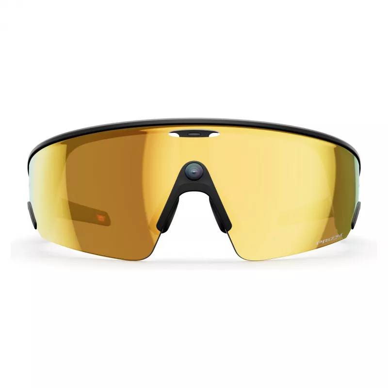 META Oakley Vanguard, Meta AI, juodi, Prizm 24K AI akiniai