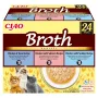 INABA Ciao Broth su vištiena, lašiša, tunu ir jūros šukute – skanėstai katėms – 24x40g