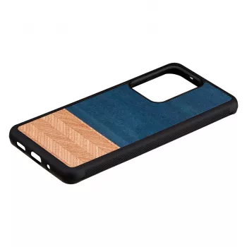 Apsauginis dėklas Man and Wood Galaxy S20 Ultra Denim Black