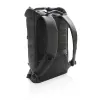 Kuprinė XDDESIGN Urban Lite Black – 21 L (išplečiama iki 27 L), 15,6 colių nešiojamojo kompiuterio skyrius, atspari vandeniui, vežimėlio diržas