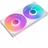 Ventiliatorių blokas NZXT RF-U28HF-W1 140mm 2000 RPM 98.61 CFM baltas