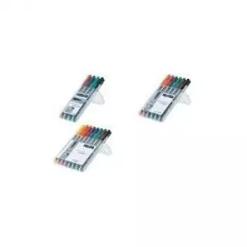 Markeris Staedtler 316 WP6 juodas, mėlynas, rudas, žalias, oranžinis, raudonas