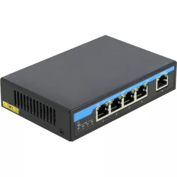 DeLOCK 87764 Gigabit Ethernet PoE tinklo jungiklis, juodas
