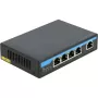 DeLOCK 87764 Gigabit Ethernet PoE tinklo jungiklis, juodas
