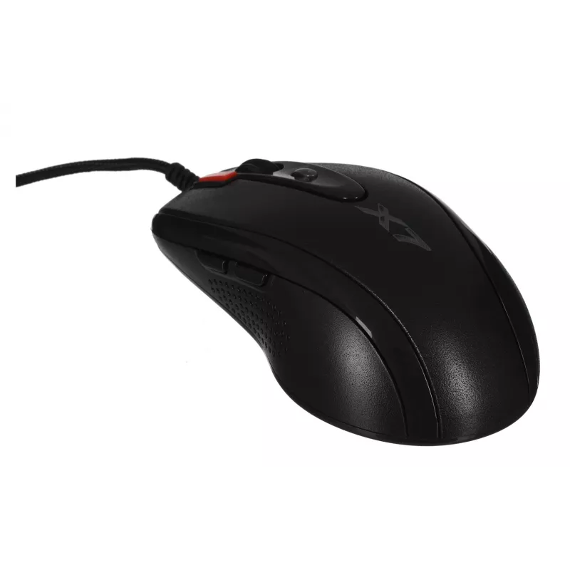 A4 Tech X-710 žaidimų pelė su slinkimo ratuku, laidas, USB, 2000 DPI, juoda